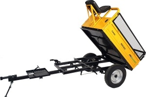 ProGARDEN Campo RM500C remorca 500kg motocultor, 1 osie, prindere bolt, roti profil rutier 5.00-12, 4 prezoane, RIM 3.00B - Img 5