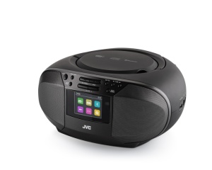 Radio cu CD JVC RD-E664B-DAB, 2x2.5W RMS, Bluetooth, USB, afisaj LCD, ceas, telecomanda, negru - Img 2