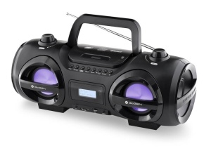 Radio FM cu CD și Bluetooth GoGEN CDM 425 BTDAB, 25 W, MP3, USB, card SD, telecomanda, negru/argintiu - Img 4