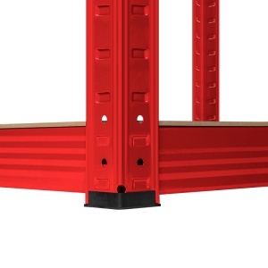 RAFT METALIC 5 POLITE 750KG MDF 180X90X40 ROSU REBEL - Img 9