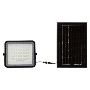 REFLECTOR CU INCARCARE SOLARA 6W 400LM 6400K - NEGRU - Img 1