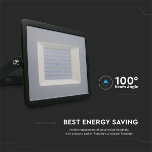 REFLECTOR LED SMD 100W 4000K IP65 - NEGRU - Img 9