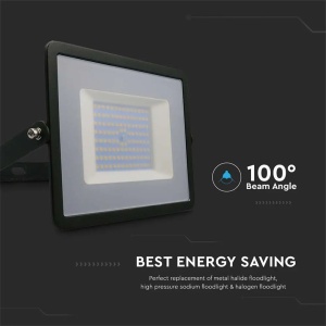 REFLECTOR LED SMD 100W 6500K IP65 - NEGRU - Img 8