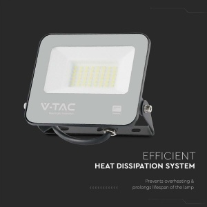 REFLECTOR LED SMD 30W 185LM/W 6500K IP65 CIP SAMSUNG - NEGRU/GRI - Img 8