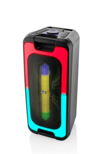 RESIGILAT - Boxa portabila JVC XS-EP424B, 140W, Bluetooth, USB, Radio FM, Microfon, AUX IN, Negru - Img 3