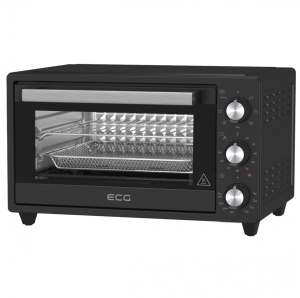 RESIGILAT - Cuptor electric ECG ET 2001B Airfry, 20 L, 1500 W, 80–250 °C, timer 90 min, 7 functii presetate, convectie, negru