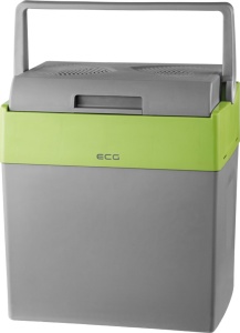 RESIGILAT - Lada frigorifica auto cu functie de incalzire si racire ECG AC 3022 HC Dual, 28 L, 12V, 230V, mod ECO, gri/verde - Img 3