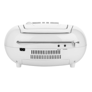 RESIGILAT - Radio cu casetofon si player CD JVC RC-E451W, 2 x 1.6 W RMS, FM, Bluetooth, USB, MP3, AUX IN, alb - Img 7
