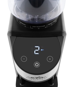 RESIGILAT - Rasnita de cafea ETA Profito 1069 90000, 200W, 35 de grade de macinare, LED, control tactil, negru - Img 7