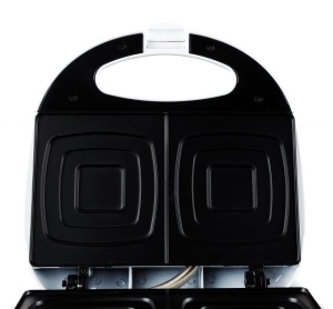 RESIGILAT - Sandwich maker Gallet Minot CRO609, 750 W, 2 sandwich-uri patrate, alb - Img 4