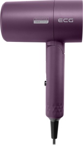 RESIGILAT - Uscator de par cu ionizare ECG Modifica Chiara, 1600 W, 2 niveluri de temperatura, concentrator, violet - Img 2