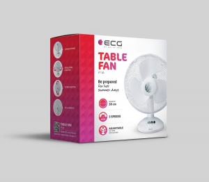 RESIGILAT - Ventilator de masa, ECG FT 30a, 40W, 30cm, 3 viteze, foarte silentios - Img 4