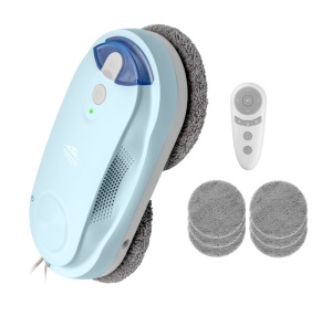 Robot de curatat geamuri ETA Finestro Smart ETA632990000, aspirare 5000 Pa, 65 ml, cablu 5 m, aplicatie mobila, albastru deschis - Img 3