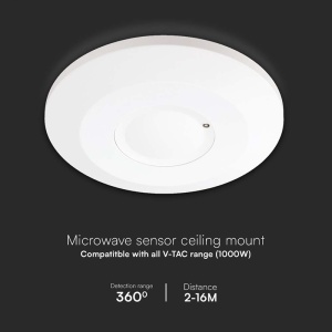 SENZOR DE MISCARE 1000W 360GR IP20 - ALB - Img 5
