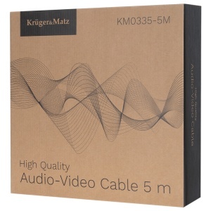 SET CABLU DIFUZOR MUFE BANANA X2 CUPRU 15AWG 5M K&M - Img 5