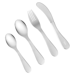 SET TACAMURI INOX COPII 4 PIESE TEESA