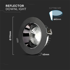 SPOT LED 10W 4000K ALB NEUTRU - NEGRU - Img 7