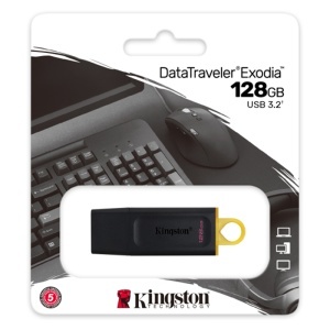 STICK DE MEMORIE USB KINGSTON 128GB 3.2 EXODIA DT - Img 5