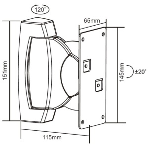 SUPORT SATELITI AUDIO MAX 10KG SET 2 BUC - Img 3