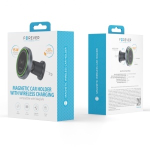 SUPORT TELEFON MAGNETIC CU INCARCARE WIRELESS 15W PRINDERE VENTILATIE - Img 5