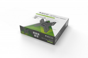 Suport TV de perete ECG LD 174203, 17"- 42" (43 - 106 cm), inclinare 5°-10°, 25 kg, VESA