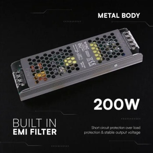 SURSA ALIMENTARE SLIM 12V 200W 16.5A IP20 - Img 5