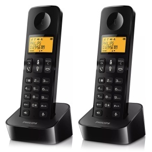 TELEFON DECT D2602 NEGRU PHILIPS - Img 3