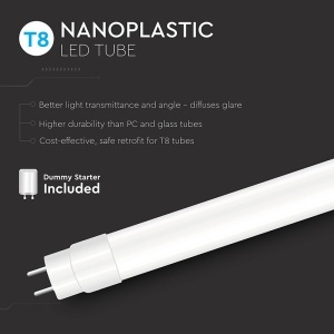 TUB LED T8 G13 PLASTIC 20W 150CM 4000K ALB NEUTRU, CIP CREE - Img 4