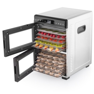 Uscator de fructe ETA Vital Air Dual ETA3302 90000, 1100W, 2 zone independente, 12 site inox, 35-80°C, negru - Img 9