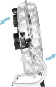 Ventilator de podea ECG FF 45 Ventus, 45 cm, 100 W, 3 viteze, otel inoxidabil - Img 5