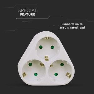 ADAPTOR 3 PRIZE 3X16A MAX 3680W - Img 4