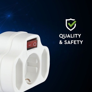 ADAPTOR 3 PRIZE CU INTRERUPATOR 3X16A MAX 3500W - Img 6