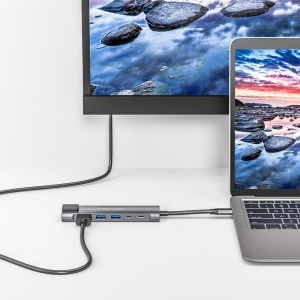 ADAPTOR HUB USB TIP C HDMI/2X USB3.0/2X USB TIP C/RJ45 - Img 6