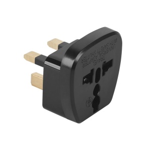 ADAPTOR TENSIUNE PRIZA UK - UNIVERSAL NEGRU - Img 2