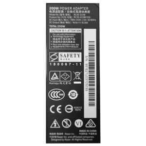 ALIMENTATOR LAPTOP RAZER 19.5V 10.26A 200W RC30-0238 - Img 4