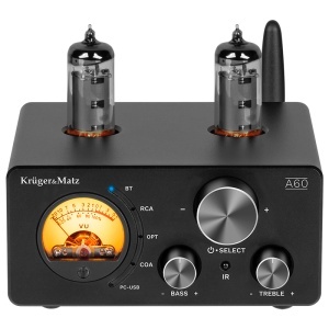 AMPLIFICATOR STEREO LAMPI 6K4 2X100W A60 KRUGER&MATZ - Img 4