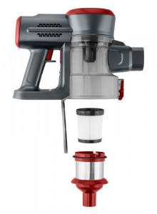 Aspirator vertical 2 in 1 ETA Fenix 2233 90000, baterie Li-Ion 25.2 V / 2200 mAh, recipient 0.6 l, gri cu rosu - Img 17