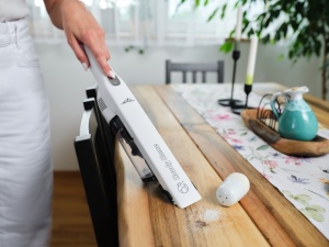 Aspirator vertical fara fir 2 in 1 ETA Handy Home 5428 90000, Li-Ion 10.8 V, Motor BLDC 120W, Filtru HEPA, LED, Autonomie 25 min, Alb - Img 21