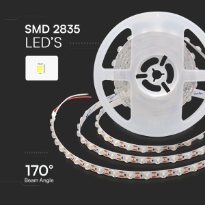 BANDA LED SM2835 24V 16.5W/M 4000K IP20 5M - Img 3