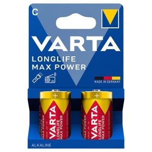 BATERIE ALCALINA MAX POWER LR14 BLISTER 2 BUC VARTA - Img 2