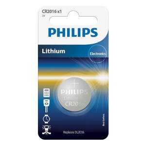 BATERIE LITHIUM CR2016 BLISTER 1 BUC PHILIPS - Img 2