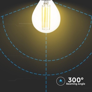 BEC FILAMENT LED P45 E14 6W 130LM/WAT 2700K ALB CALD - Img 5