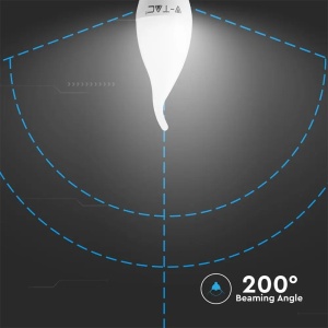BEC LED E14 4W 6000K ALB RECE - Img 6
