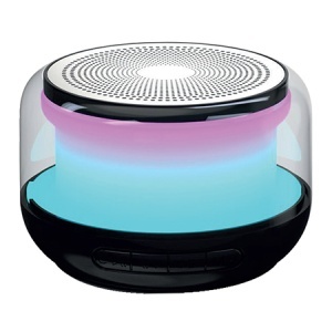 BOXA BLUETOOTH 5W CU RGB SI FM - NEGRU