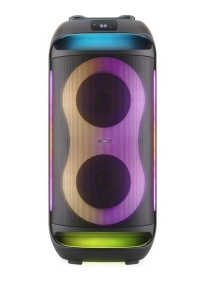 Boxa portabila GoGEN PARTEE BPS 696, 70 W, Bluetooth, Karaoke cu microfon, FM, USB, AUX, LED, TWS, Negru - Img 2