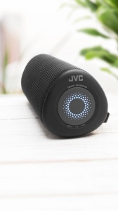 Boxa portabila JVC XS-E423B, 24 W, Bluetooth, IPX5, iluminare cu LED-uri, negru - Img 7