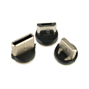 CABLU 1M 3IN1 TIP C/IPHONE/MICRO USB ILUMINAT LED ROSU - Img 4