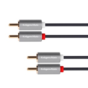CABLU 2RCA - 2RCA 1.8M BASIC K&M - Img 2