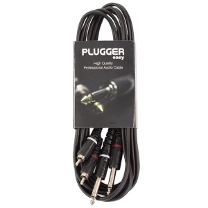 CABLU 2X JACK 6.35 TATA MONO - 2RCA TATA 3M - Img 2