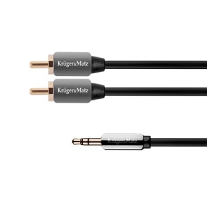 CABLU 3.5-2RCA 1.0M KRUGER&MATZ - Img 1